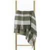 NOSTRA SINCE 1991 Nostra Andora Merino Wool & Cashmere Blanket - Plaid Morbido, Traspirante e Leggero Elegante per Divano, Letto e Uso Esterno, Design Termoregolante con Frange - Prodotto in Europa