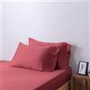 Zenn Bamboo Federa per cuscino 4 stagioni, con stecca di seta, 100% Tencel Lyocell - Extra morbida - Ecologica - Anallergica - Traspirante. Letto da 150/160 (set 2 federe da 48 x 95 cm)