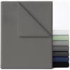 Dreamzie - Lenzuolo Una Piazza e Mezza Sopra 220x270 - Antracite