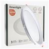 FactorLED - Faretto LED da incasso a soffitto, rotondo, 225 mm, 24 W (300 W), 3000 lm, pannello rotondo da incasso, URG17, potenza regolabile, luce selezionabile 3000K-4000K-5700K (CCT) (1, Ø225 mm)