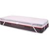 INmaterassi - Topper Breeze, Topper per Materassi, Correttore in Memory Foam, Coprimaterasso Ortopedico e Rinfrescante, Sfoderabile e con Fasce Angolari, Alto 6 cm, Letto Singolo 90 x 200 cm