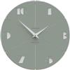 CalleaDesign - Orologio da parete Aurelio diametro 34 o 48 cm, artigianato italiano e meccanismo tedesco al quarzo. (Verde salvia, 34 cm)