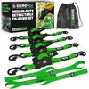 Rhino USA Cinghie a Cricchetto Retrattili (4 Pezzi) 2,5cm x 3m - 540kg