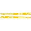 BLACK DOVES GRAPHICS 2pz Adesivi RIFRANGENTI Compatibili con Motorrad R 1250 GS Adventure PARAMANI (giallo)…