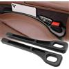 Noaxylic 2 Pezzi Riempitivo per Sedili Auto,Universali Organizer per Riempimento Fessure del Seggiolino Auto, Riempimento del Divario del Sedile per Pvitare Oggetti Cadano, per Car, Camion, SUV, Nero
