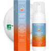 Dr. DERMALUCI LAB Mousse Detergente Viso Vitamina C 150ml BIO | Pelle Sensibile | Idratante, Illuminante, Lenitiva | Con Acido Ialuronico, Aloe Vera, Magnolia e Fiore di Loto | AIAB Certificata, Nickel Tested | Italy