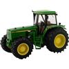 Britains Modello Trattore John Deere 4955 UE, replica in metallo stampato dettagliato con caratteristiche autentiche. Giocattolo robusto per appassionati di agricoltura e bambini.