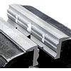 LATEC Lasertechnik Morsa di protezione 100 mm - Ganasce di alta qualità in alluminio anodizzato di alta qualità con potenti magneti, ganasce di serraggio in 2 pezzi con prismi