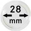 LINDNER Das Original Capsule per Monete Ø 28 mm Interno, Confezione da 10