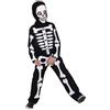 ABICULA Costume di Halloween per bambini, scheletro, costume di Halloween per bambini, ragazzi e zombie, carnevale (110-120 cm)