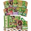 ZenGreens® - Set di Semi di Insalate Miste bio (20 pezzi) - 20 Semi di Insalate Miste per Coltivazione Facile in Giardino, Balcone o Serra - Semi da Piantare - Sementi