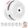 X-Sense Mini-Rilevatore di Fumo con 10 Anni di Autonomia (non Wi-Fi), Rilevatore di Fumo Certificato e EN 14604, Rilevatore di Incendio con Sensore Fotoelettrico, XS01, Confezione Da 6