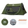 Night Cat Tenda Pop Up per 2 Posti: Tenda da Campeggio Montaggio Rapido Impermeabile per Familiare Picnic in Cortile Parco Spiaggia