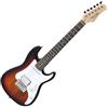 Rocktile Sphere Junior Sunburst Chitarra Elettrica 3/4 (battipenna bianco, 1 humbucker, 1 single coil, 22 tasti, tastiera in legno ingegnerizzato, manico in acero)