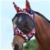 Harrison Howard CareMaster - Maschera per cavalli con orecchie e protezione UV per graffiti astratti (L)