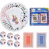 Other Carte da Gioco Francesi Plastificate per Poker Ramino Burraco Scala 40 Mazzo da 52 Carte e 2 Matte -