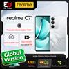 realme Versione globale realme C71 4G Smartphone 6,67 pollici 120Hz 6300mAh Batteria massiccia 45W Ricarica rapida Fotocamera AI da 50MP - 8GB 256GB White