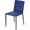 GARAGEEIGHT Sedia, Poliestere, Blu