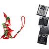 20pz corni rossi 10 cm portachiavi totonno fortuna horn charms corno vetro