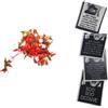 20pz corni 9cm gufo portachiavi totonno fortuna horn charms corno vetro