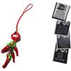 20pz corni 9cm coccinella portachiavi totonno fortuna horn charms corno vetro