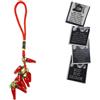 20pz corni rossi 10 cm portachiavi totonno fortuna horn charms corno vetro