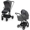 Foppapedretti Tictoc Duo passeggino+navicella, Stone