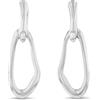 Calvin Klein Orecchini Pendenti e Anello Aperto da Donna Collezione CK STATEMENT LINKS in Acciaio Inossidabile