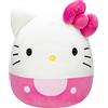 Squishmallows JWHK-12KP Hello Kitty, Sanrio - Vestito rosa da 30,5 cm, peluche di medie dimensioni, peluche ufficiale Kelly Toy