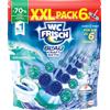 WC Frisch Wc Fresh Kraft - Profumo attivo per WC, 6 x 50 g, colore: Blu