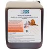 Medilife 2L Olio di salmone naturale al 100% per cani, gatti e cavalli, ricco di Omega 3-6-9 e vitamine