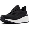 Skechers Bobs Sparrow 2.0 Allegiance Crew, Sneaker Donna, Nero, 40 EU