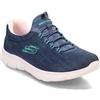 Skechers Summits, Scarpe da Ginnastica Donna, Blu Navy Rosa Caldo Multicolore, 38.5 EU