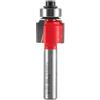 Freud Fresa per raccordare a 2 taglienti in metallo duro HW con cuscinetto. Codolo gambo A=8mm, raggio R=2mm, Diametro di taglio D=16.7mm, altezza di taglio h=12.7mm - 34-10108P - F03FR01766