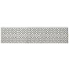 Home Decor Tappeto Dkd Home Decor Bianco Grigio Poliestere Cotone (60 x 240 x 1 cm)