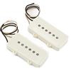 Fender Pure Vintage '65 Jazzmaster Pickup Single Coil Set 2x | Set 2 pickup single coil vintage anni '60, suono autentico Jazzmaster, bianco, per chitarra elettrica, sostituzione diretta