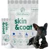 PetCultures Integratore Pelo e Cute Cane in Polvere - Olio di Pesce (Omega 3), Biotina, Zinco, Prebiotici, Probiotici, Postbiotici, 2 Miliardi di Colture Vive, 30 Bustine