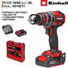 Einhell TRAPANO A PERCUSSIONE A BATTERIA TP-CD 18/60 Li- i BL - EINHELL 4514211