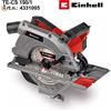 Einhell SEGA CIRCOLARE MANUALE DA 1500W MOD. TE-CS 190/1 EINHELL ART.4331005
