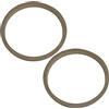 AERZETIX - C52063 - Set di 2 adattatori/supporti/anelli universali per altoparlanti Ø200mm - Ø202xØ181x18mm - distanziatore/ring in MDF per altoparlante/auto/veicolo/sistema sonoro