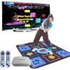 Damcoola Tappetino da Ballo Doppio Uso per Adulti e Bambini — Gioco elettronico da Ballo Plug-And-Play per TV, Pedali da Ballo Wireless, Divertente Gioco di Fitness da Ballo per Bambini, Regali, Blu