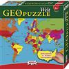 Amigo Gioco + tempo libero GEO 507 381 - GeoPuzzle - Mondo, 36 mesi +