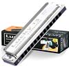 East top Lucky 13 Bass Plus Blues Armonica 13 Fori Arpa Diatonica Bocca Organo Strumenti Musicali Professionali Solo armonica G chiave per Adulti