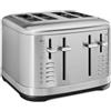 KitchenAid 5KMT4109ESX Acciaio Inox, Tostapane 4 Fette Automatico