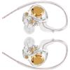 ULIJTH Driver Dinamico 11mm Auricolari In Ear Con Profondamente Bass E Linea Controllo Filo Auricolari Per Smartphone Cuffie Filo Cuffie Bass Ear Staccabile Cavo IEM