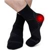 ZFSOCK Calze a Compressione per Fascite Plantare: Calzini per Neuropatia Uomo Donna Cavigliera Sportiva per Tendine D'achille, Danni Ai Legamenti, Caviglie Deboli, Artrite Taglia L 1 Paia Bianco