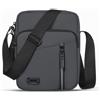 Aucuu Borsello Tracolla Casuale da Uomo, Borsa a Spalla di Grande Capacità, Messenger Impermeabile, Multitasche per Lavoro Viaggio Quotidiano