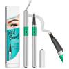 catlinez Matita Sopracciglia Microblading 3D Impermeabile 4 Punta Sopracciglio Precisa con Punta,Trucco Naturale Per Sopracciglia (3#-Marrone scuro)