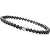 GD GOOD.designs Bracciale da donna in ematite con pietre naturali autentiche e perline in argento 925 I Bracciale in pietra naturale composto da perline sfaccettate da 4 mm - Incl. sacchetto regalo