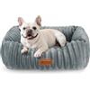 Nobleza Cuccia Cane Interno, Cuscino per Cani Taglia Piccola Lavabile, 55x45x20cm Cuccia per Cani con Fondo Antiscivolo, Letto per Cani con Rivestimento Sfoderabile, Grigio